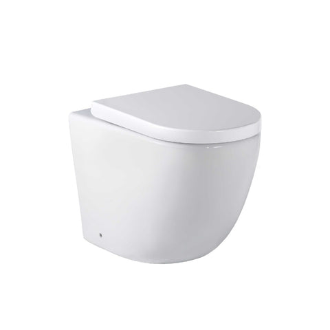 Seima Arko Toilet Pan to Floor Deluxe Seat Rimless White 191764 (4661499756604)