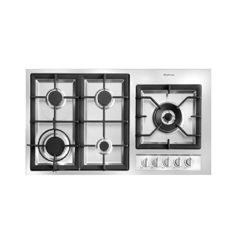 Artusi Cooktop 90cm Natural Gas Stainless Steel AGH92XFFD