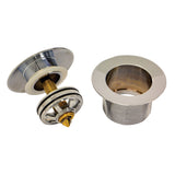 Fienza Bath Waste Pull Out/ Pop up No Overflow Brushed Nickel WAS79BN
