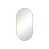 Fienza Mirror Empire 450x900mm Oval Urban Brass FMP4590UB