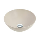 Johnson Suisse Venezia Round Bowl Basin Sand (Includes Pop Up Waste) JBSV036S.PW6