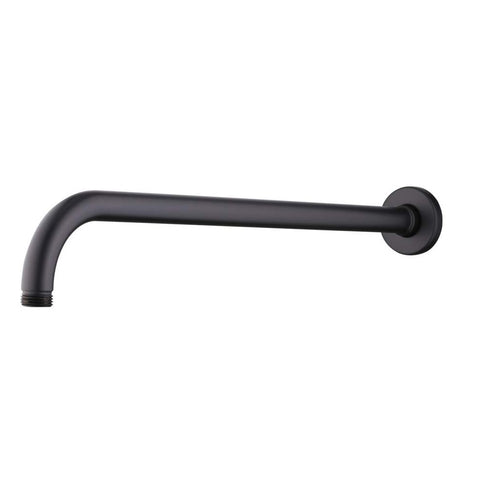 Oliveri Rome Angled Wall Arm Round Matte Black RO15240MB (4646981435452)