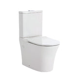 Fienza Toilet Back to Wall Luciana Rimless White- Chrome Buttons K1343A (4689839685692)