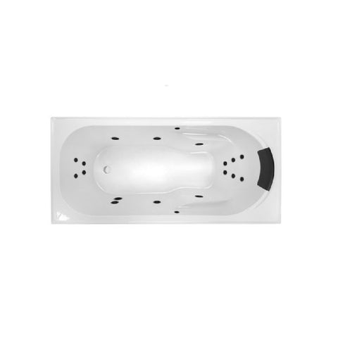 Decina Prima 1650mm Dolce Vita Spa Bath 16 Jet White PR1650DVSPAWC