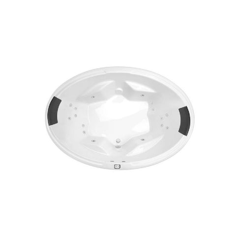 Decina Duo 1850mm Contour Spa Bath 16 Jet White DU1850CNSPAWC