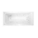 Decina Novara 1665mm Santai Spa Bath 10 Jet White NT1665SAN10JW