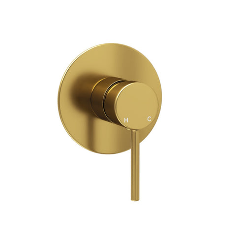 Eva Shower/ Bath Mixer PVD Gold