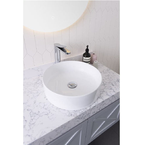 ADP Robbie Above Counter Basin Gloss White TOPCROB400GW