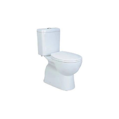 Decina Novara Rimless Close Couple Toilet Suite (Ezi Height Pan) White NO2TSCC
