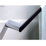 Fienza Lincoln Single 600mm Towel Rail Chrome/ Matte Black 86001600