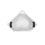 Decina Angelique 1295mm Corner Dolce Vita Spa 18 JET White AN1295DVSPAWC