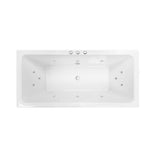 Decina Carina 1750mm Santai Spa Bath 12 Jet White CA1750SAN12JW