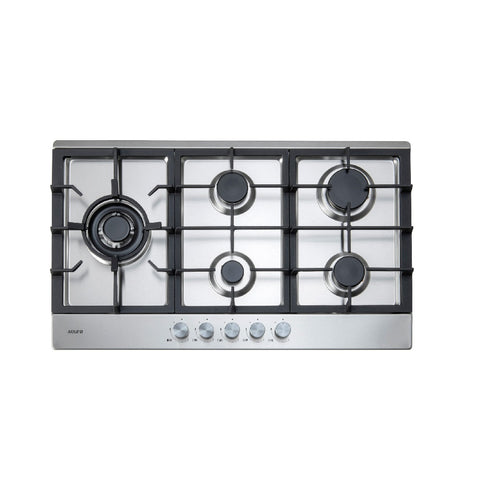 Euro Cooktop 900mm Gas Stainless Steel ECT90G5X
