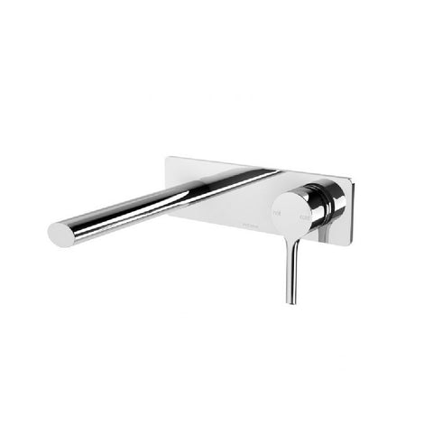 Phoenix Vivid Slimline Oval Wall Basin Mixer Set 175mm Chrome VV785 CHR