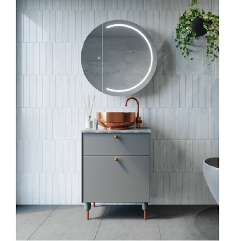 Remer Pearl Mirror Cabinet LED 900x900mm P90D