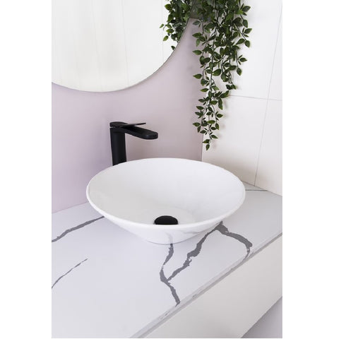ADP Atlas Ceramic Vessel Basin White TOPCATLWH