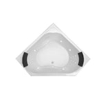 Decina Angelique 1465mm Corner Dolce Vita Spa 18 JET White AN1465DVSPAWC