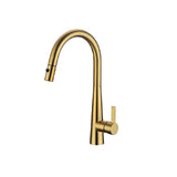 P&P Otus Lux Sink Mixer with Pull Out Spray Brushed Gold PC1017SB-BG