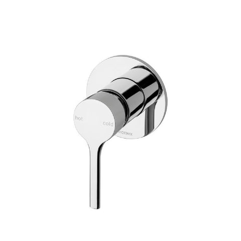 Phoenix Vivid Slimline Oval Shower / Wall Mixer Chrome VV780 CHR