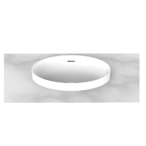 ADP Ozera Oval Basin White Gloss TOPSOZE5037WG