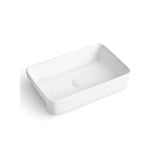 ADP Lino Semi Recessed Basin Gloss 595mm White TOPCLIN5938GW