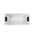 Decina Carina 1675mm Dolce Vita Spa Bath 18 Jet White CA1675DVSPAWC