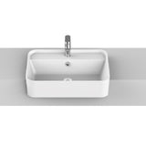 ADP Miya 550 Semi-Recessed Basin White Matte TOPSMISR55WM