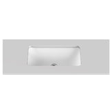 ADP Glory Under Counter/Inset Basin Matte White TOPTGLO5536-TS