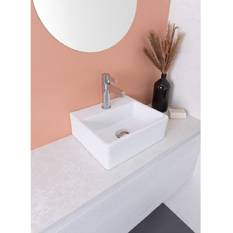 ADP Laura Above Counter Basin Gloss White TOPCLAU3430GW