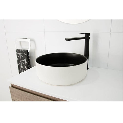 ADP Margot Duo Basin White Outside Black Inside TOPCMAR360WB