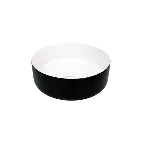 ADP Margot Duo Basin Black Outside White Inside TOPCMAR360BW