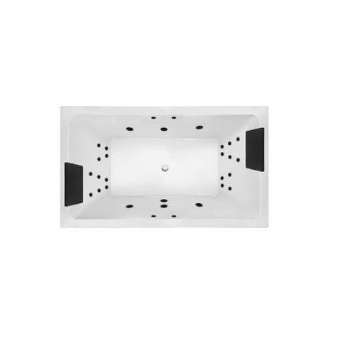 Decina Lago 1795mm Dolce Vita Spa Bath 26 Jet White LA1790DVSPAWC