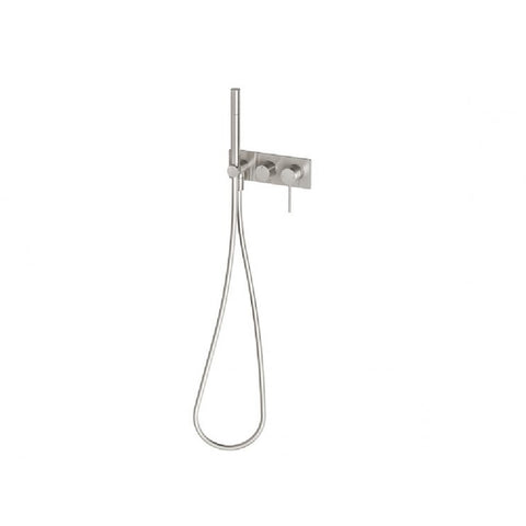 Phoenix Vivid Slimline Wall Shower System Brushed Nickel VS7490-40