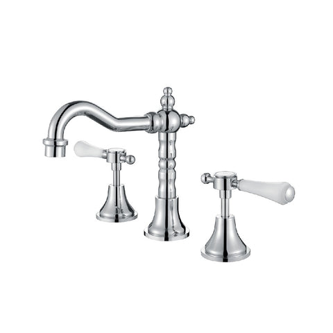 Fienza Lillian Lever Shepherds Crook Basin Set Chrome 339101