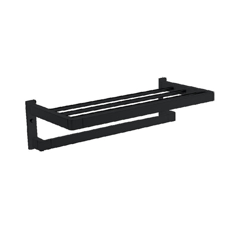 ADP Brooklyn Double Towel Rack Matte Black JACCNYBRKTSDBK