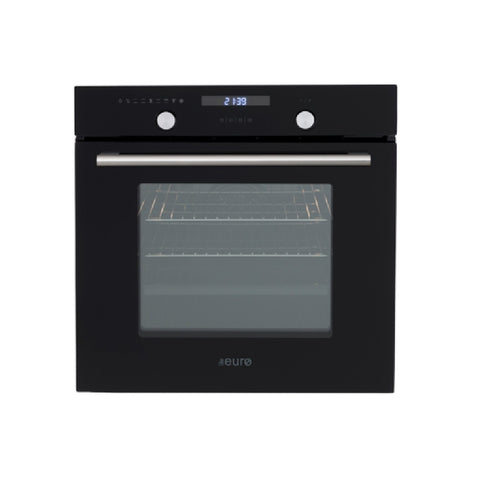 Euro Oven 600mm Electric Multifunction Black EO60M8SX