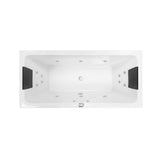 Decina Carina 1525mm Contour Spa Bath 14 Jet White CA1525CNSPAWC