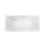 Decina Carina 1525mm Santai Spa Bath 12 Jet White CA1525SAN12JW