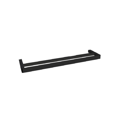 ADP Brooklyn Double Towel Rail 600mm Matte Black JACCNYBRKDT6BK