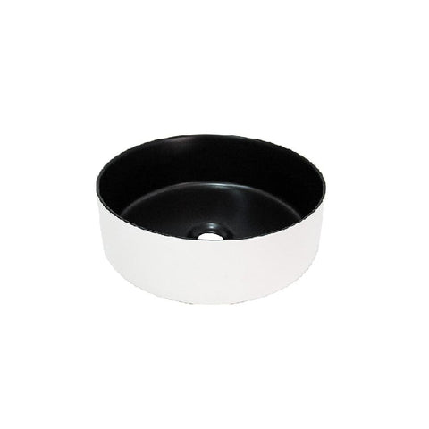 ADP Margot Duo Basin White Outside Black Inside TOPCMAR360WB