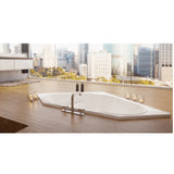 Decina Angelique 1295mm Corner Bath White AN1295W