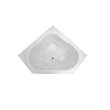 Decina Positano 1490mm Corner Bath White PO1500W