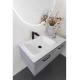 ADP Pride Semi Inset Basin Matte White TOPTPRI5537-TS