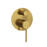 Eva Shower/ Bath Mixer Diverter PVD Gold