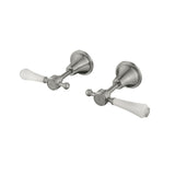 Fienza Lillian Lever Wall Top Assemblies Brushed Nickel 339104BN