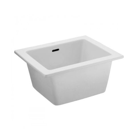 Cotto Utility Small Ceramic White Sink 520 x 420mm C5201.PW2