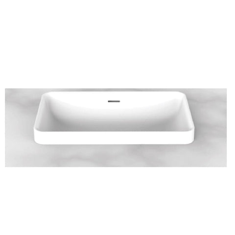 ADP Zeya Rectangular Basin White Matte TOPSZEY5832WM