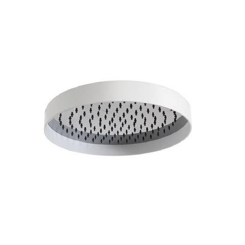 ADP Cosmopolitan Shower 306mm Rose & Matte White Shroud JTAPSRSETCOSWH