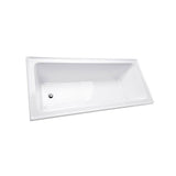 Decina Fabrino 1525mm Bath White FA1525W