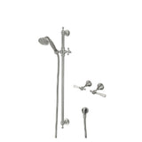 Fienza Lillian Lever Rail Shower Set Brushed Nickel 339103BN